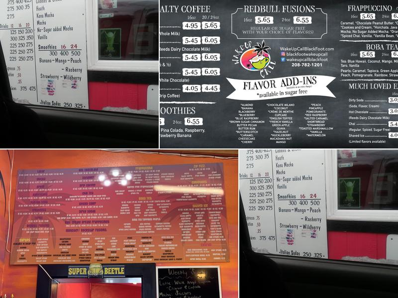 Wake Up Call Menu