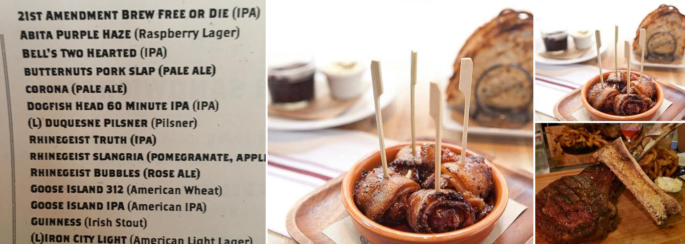 Meat & Potatoes Menu