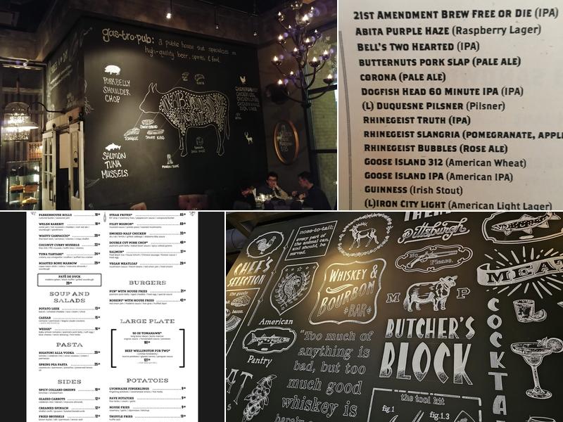 Meat & Potatoes Menu