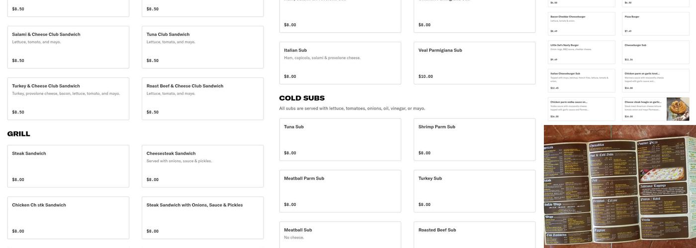 Little Sal's Pizzeria & Italian Kitchen Menu