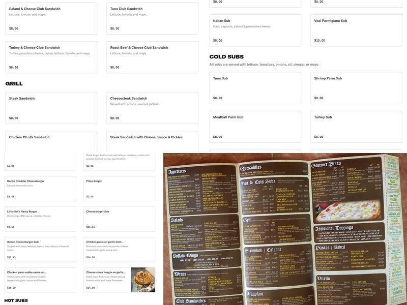 Little Sal's Pizzeria & Italian Kitchen Menu