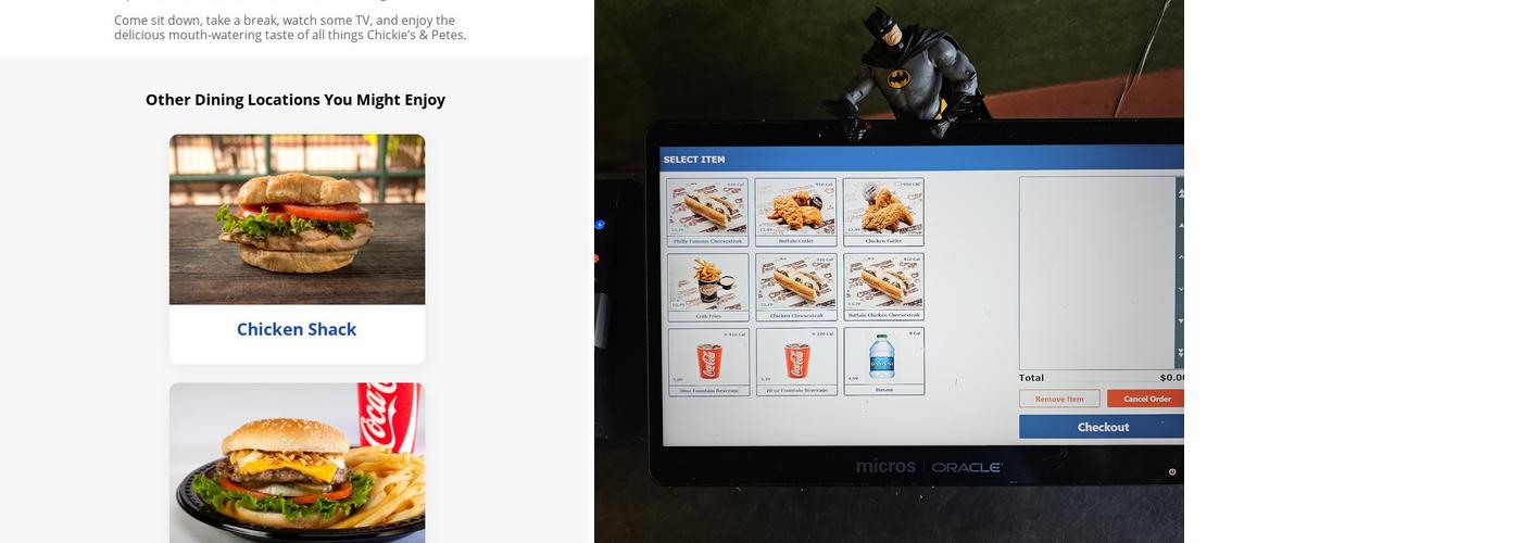 Chickie's and Pete's Express Menu