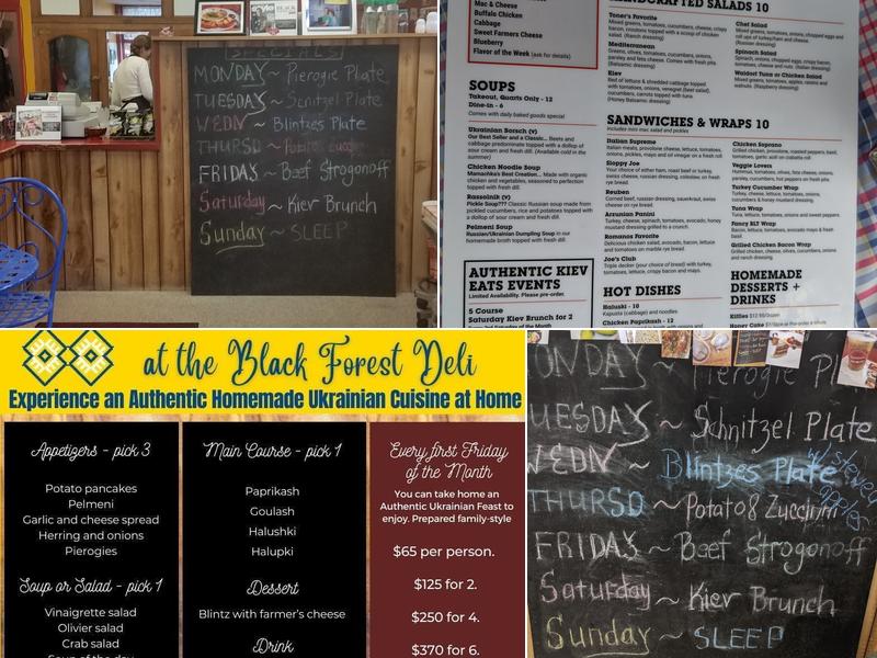 Black Forest Deli Menu