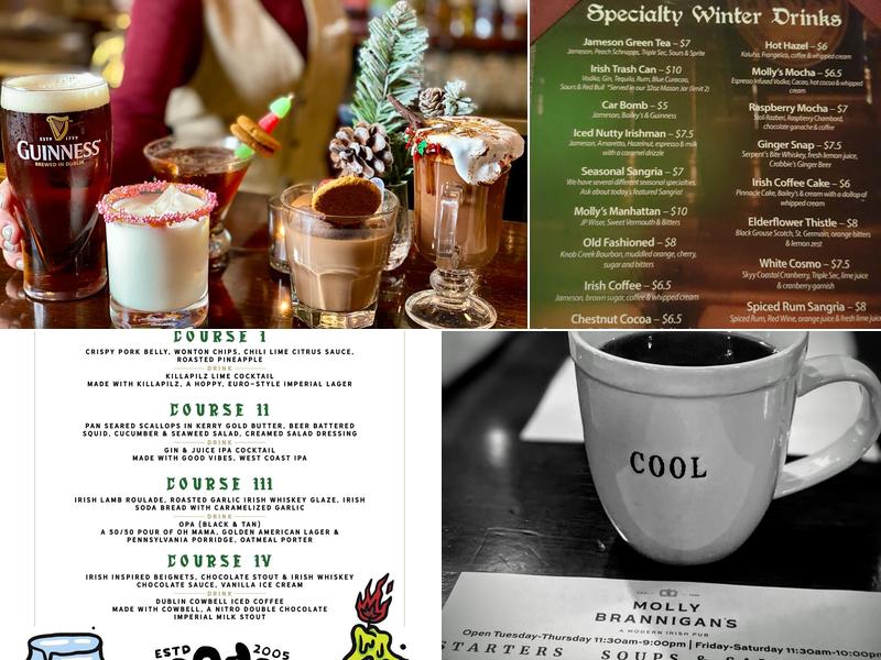 Molly Brannigan's Irish Pub Menu