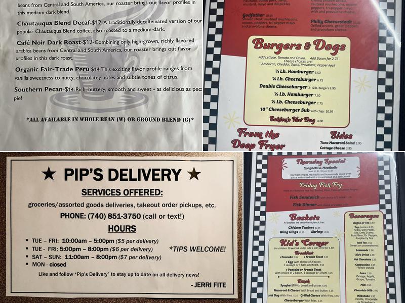 Westfield Main Street Diner Menu