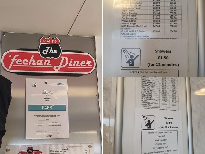 The ‘fechan Diner Menu