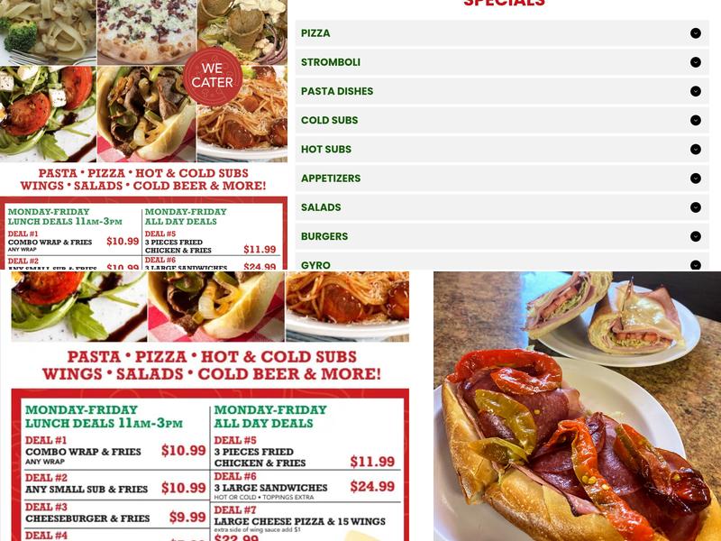 Rocky's Pizza Ltd Menu