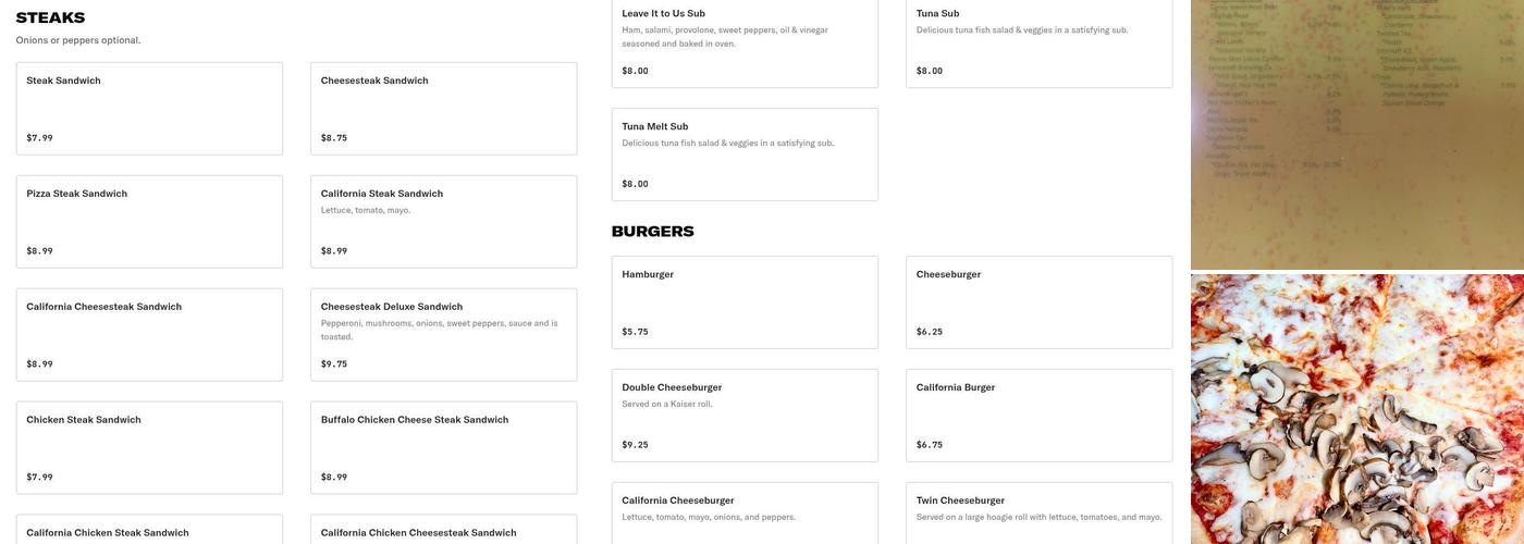 Bruno's Pizza Restaurant Menu