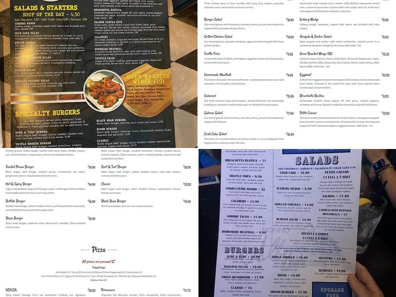 Nonno Alby's Brick-oven Pizza Menu