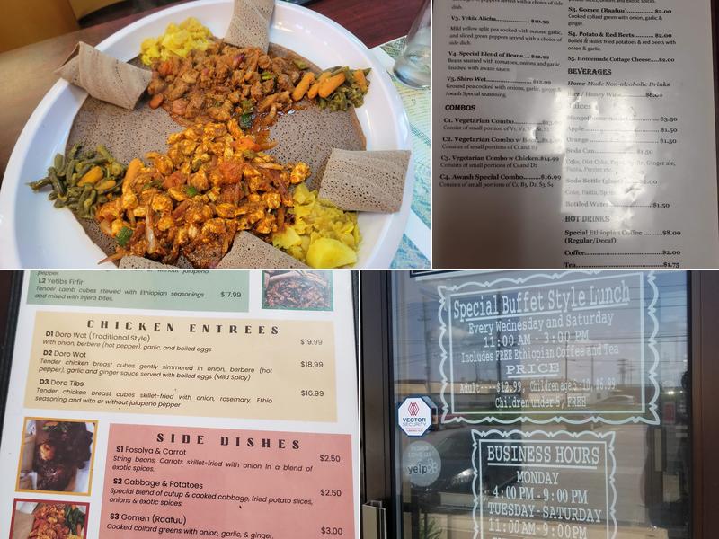 Awash Ethiopian Cuisine Menu