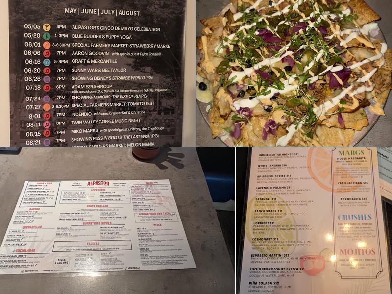 Al Pastor Menu