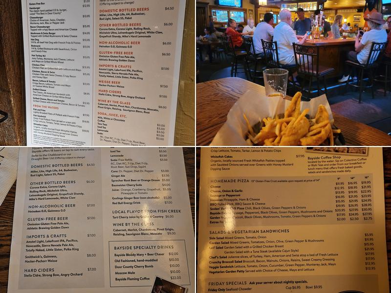 BaySide Tavern Menu