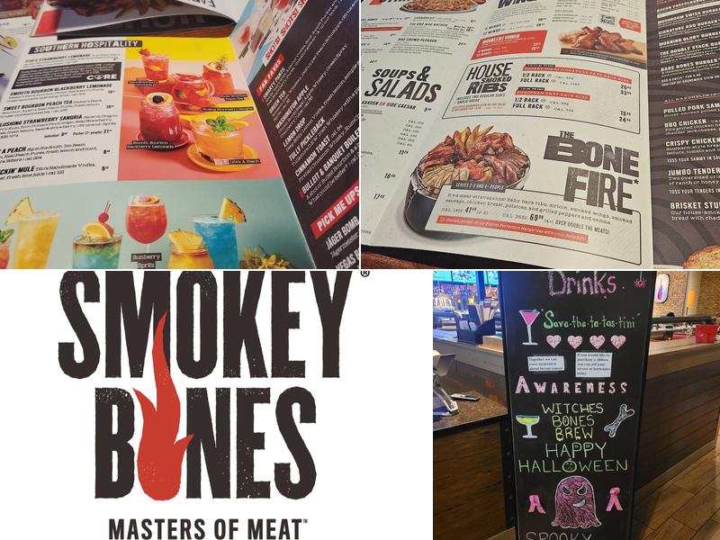 Smokey Bones Reading Menu