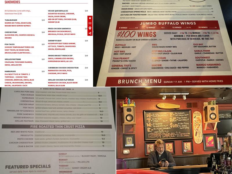 American Bar & Grill Lanc Menu