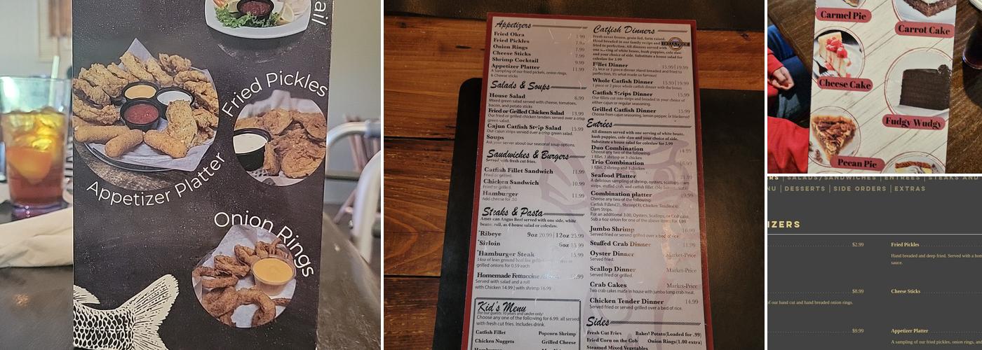 Catfish House Menu