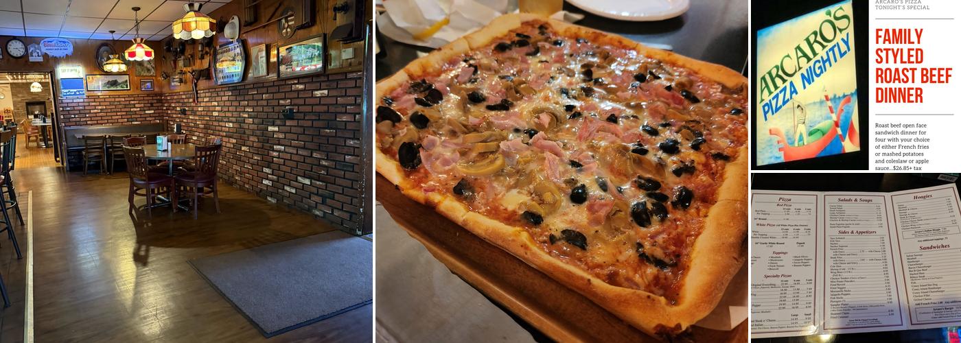 Arcaro's Pizza Menu