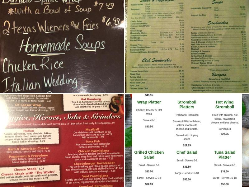 Dino & Francesco's Pizza-Pasta Menu