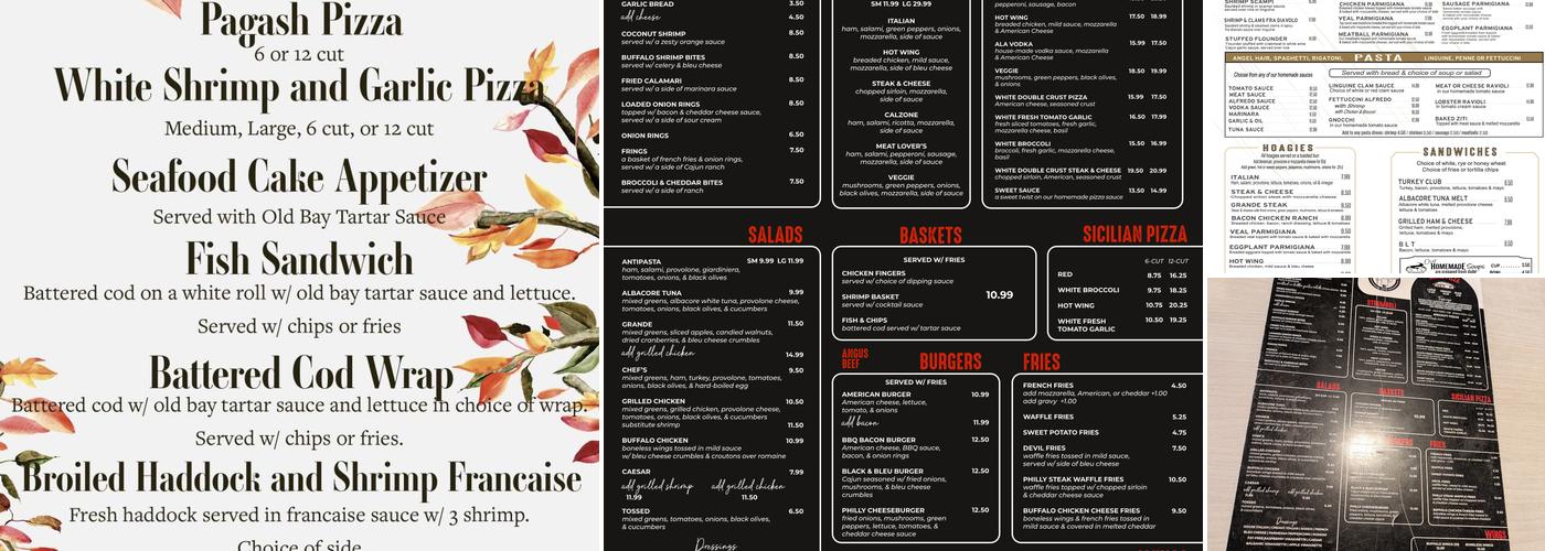 Grande Pizza & Family Restaurant Menu