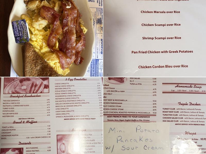 Boulevard Diner Menu