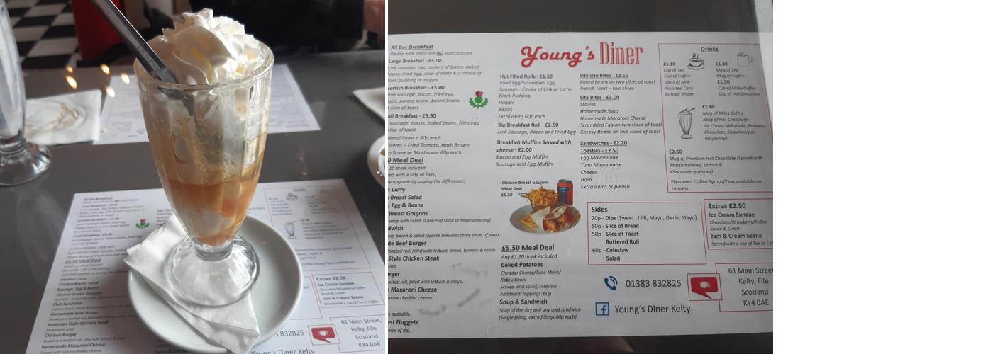 Youngs Diner Menu