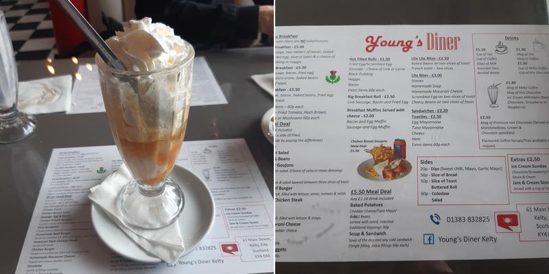 Youngs Diner Menu