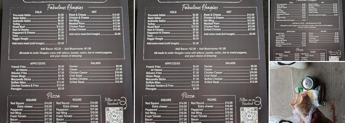 Nickies Fabulous Hoagies Menu