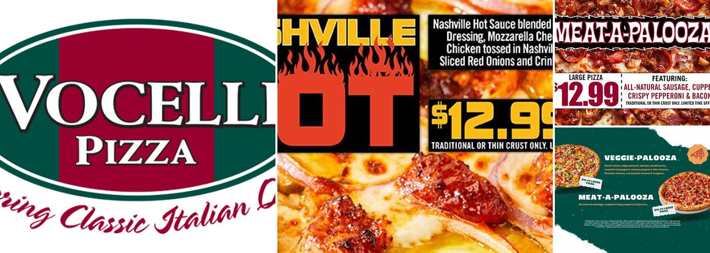 Vocelli Pizza Menu