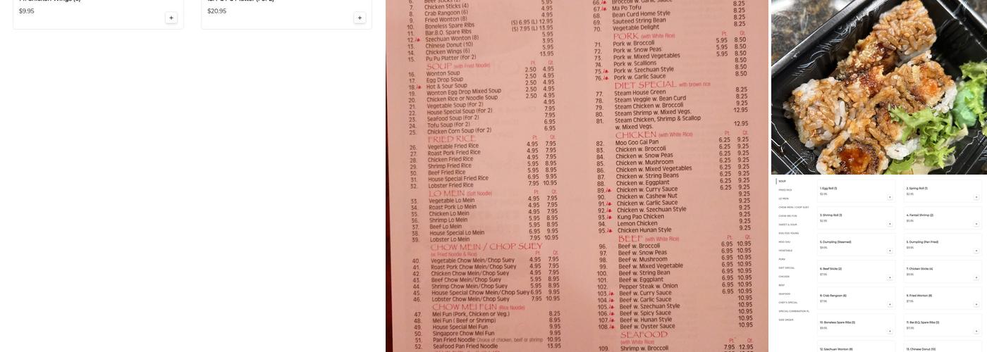 Komaqi Sushi & Chinese Food Menu