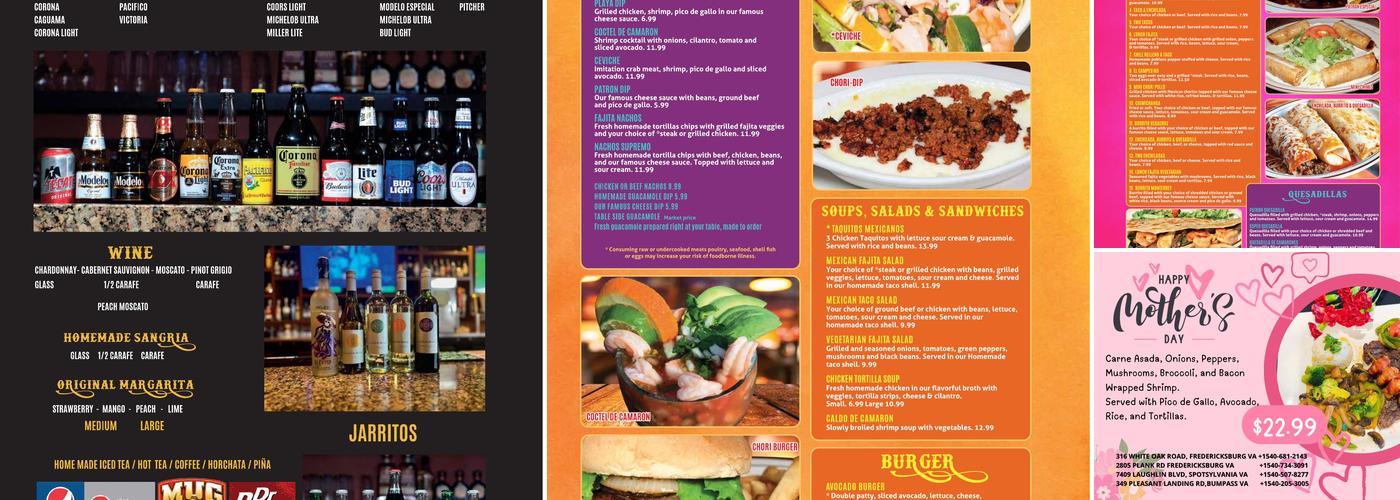 El Gran Patron Mexican Restaurant & Bar 2 Menu