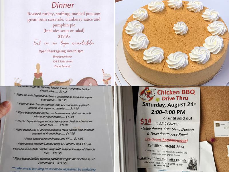 Silver Spoon Diner Menu