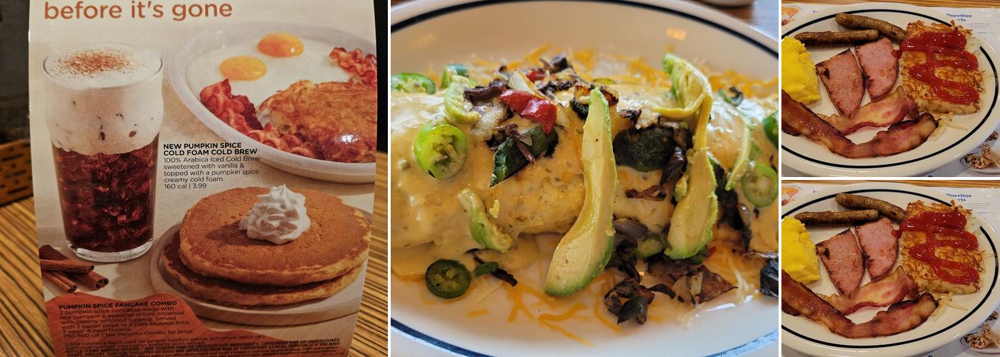 IHOP Menu