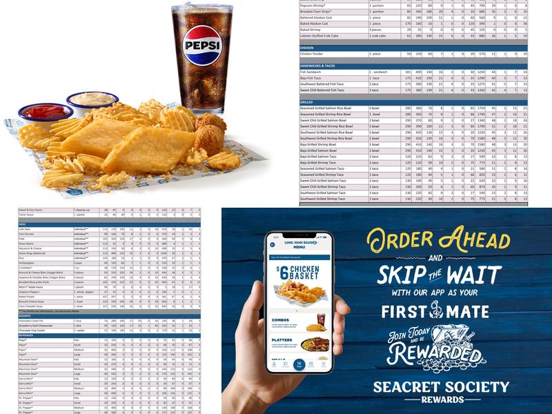 Long John Silver's Menu