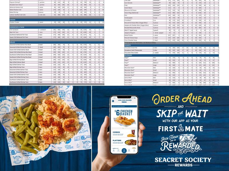 Long John Silver's Menu