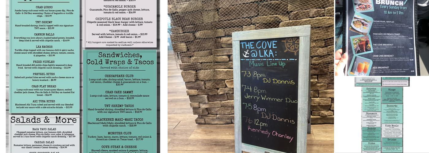 The Cove at Lake Anna Menu