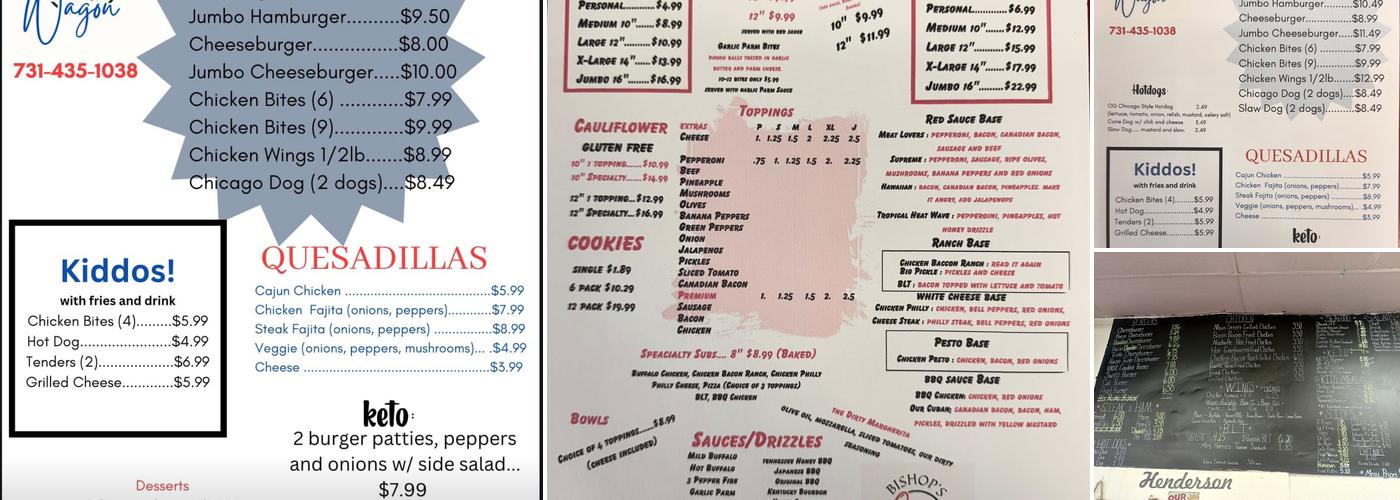Bishop’s Chow Wagon Menu