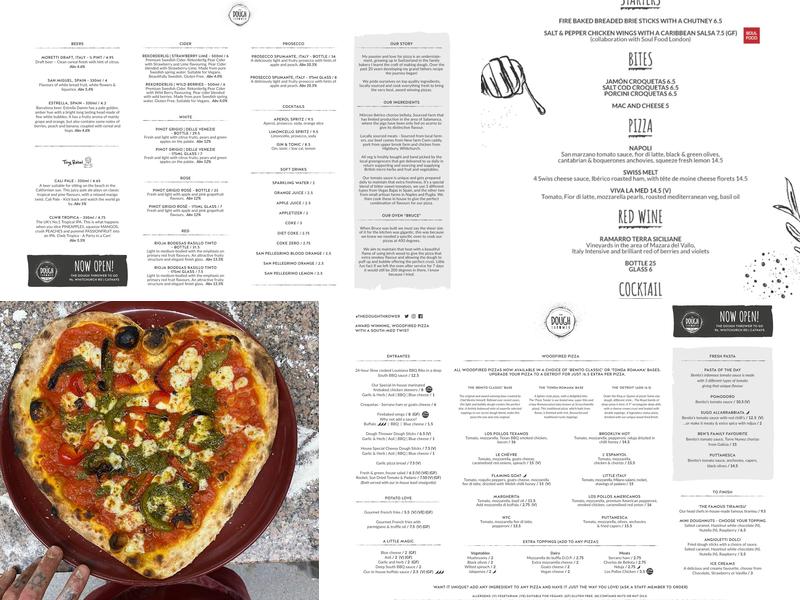 The Dough Thrower - Cathays Menu