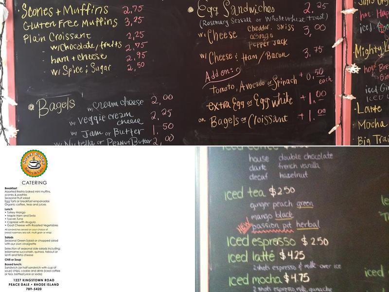 Sweet Cakes Bakery and Cafe Menu