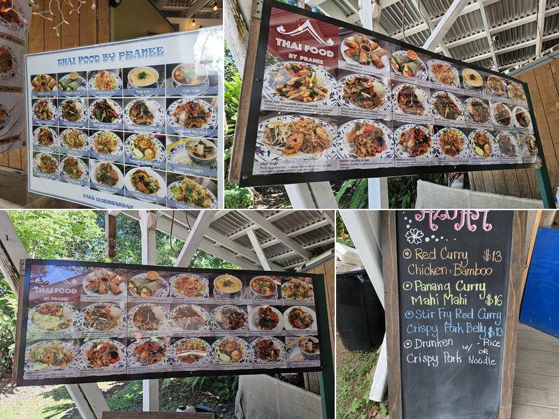 Thai Food By Pranee Menu