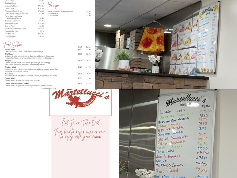 Martellucci's Pizzeria Menu