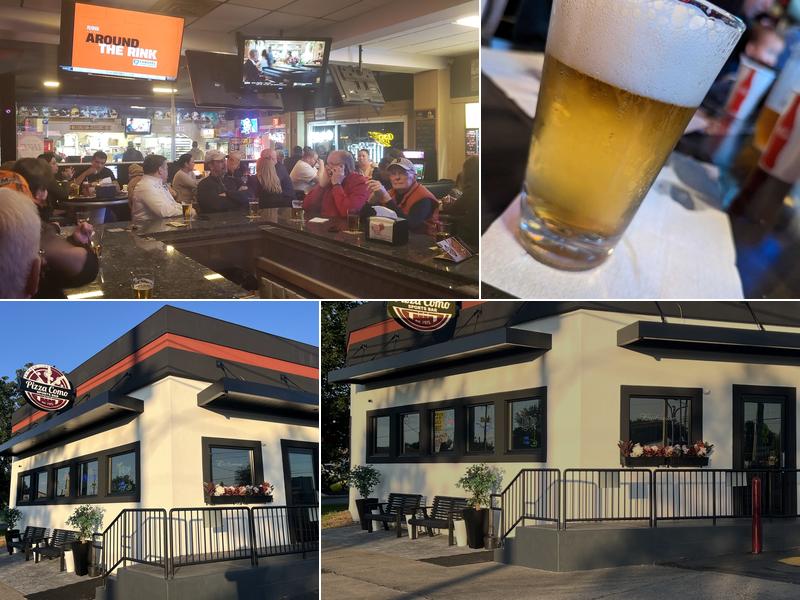 Pizza como & 50 Yard Line Sports Bar