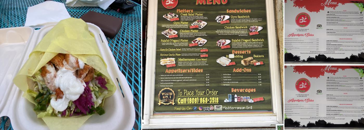 Mediterranean Grill Menu