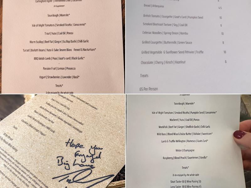 Heaneys Restaurant Menu