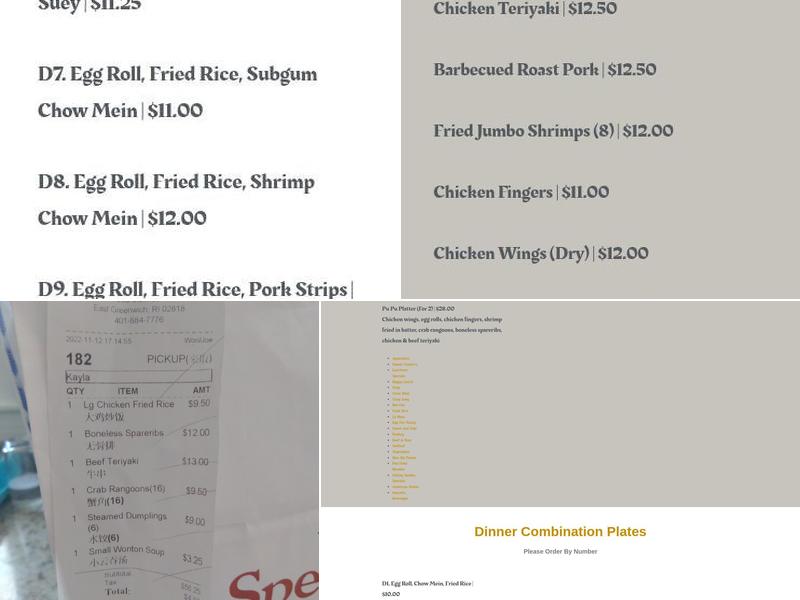Cathay Garden Menu