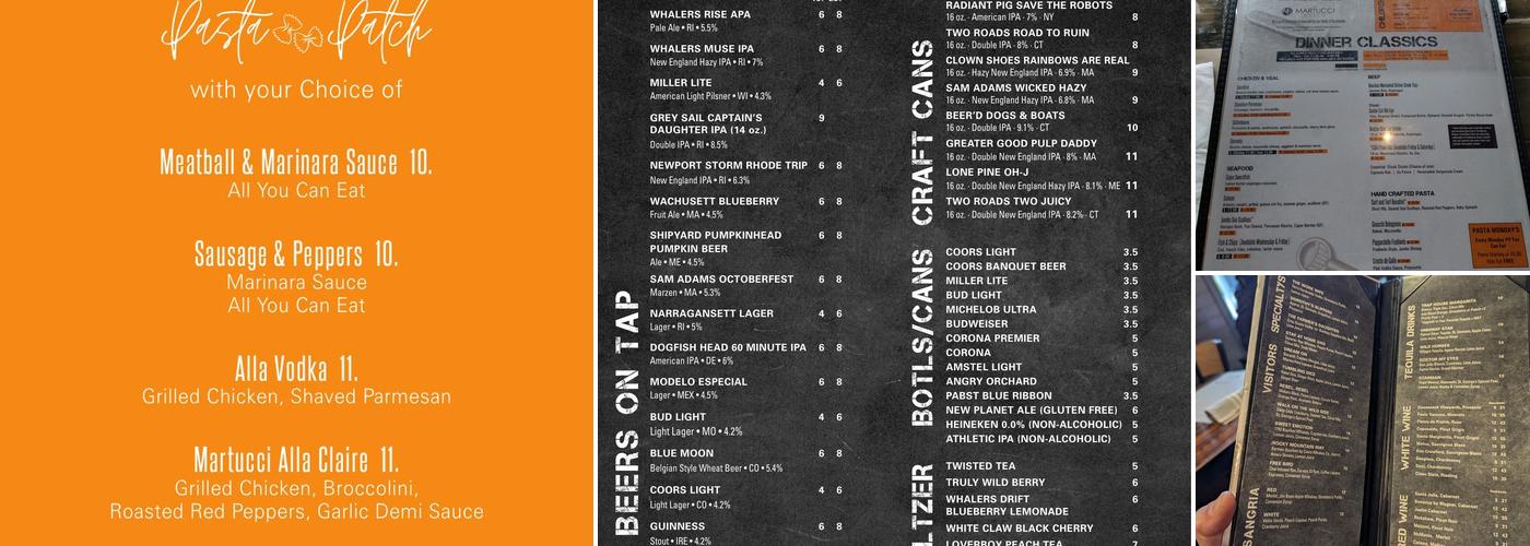 The Trap East Greenwich Menu