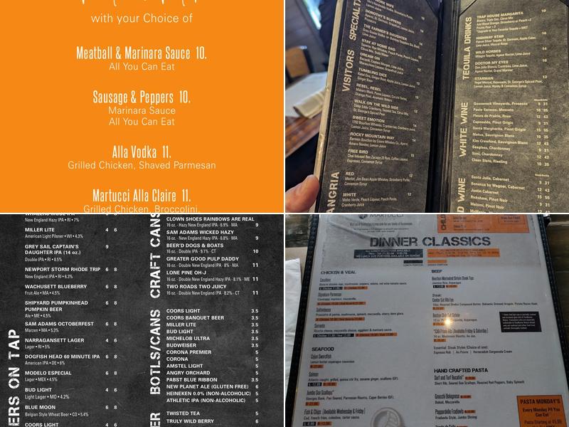 The Trap East Greenwich Menu