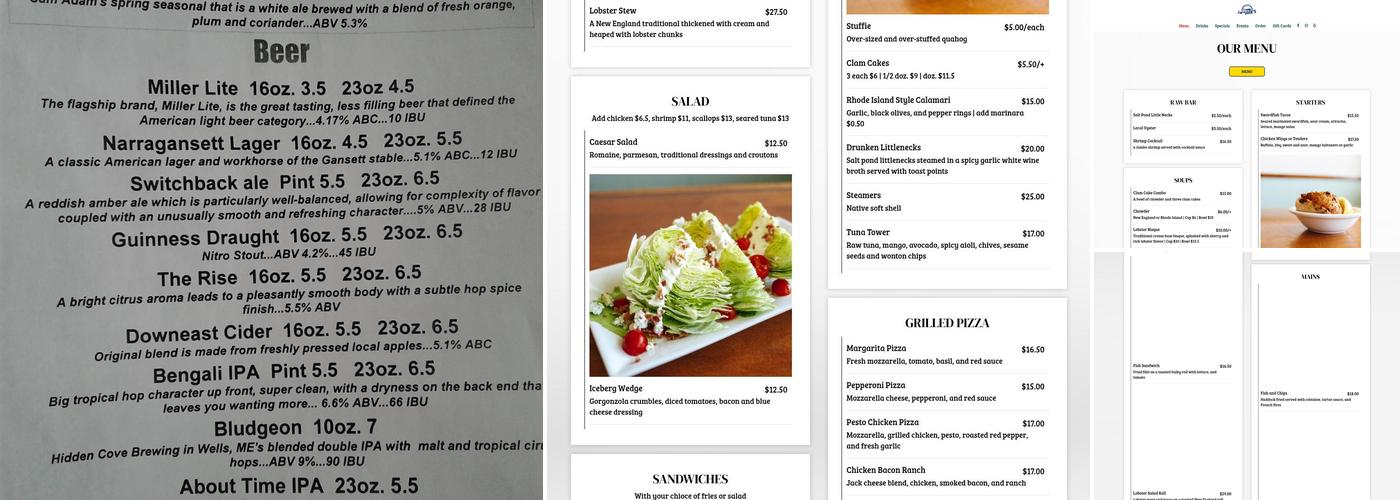 Cap'n Jack's Restaurant Menu