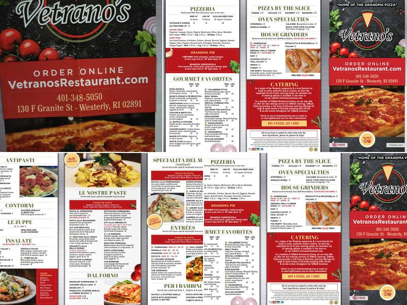 Vetrano's Restaurant Menu
