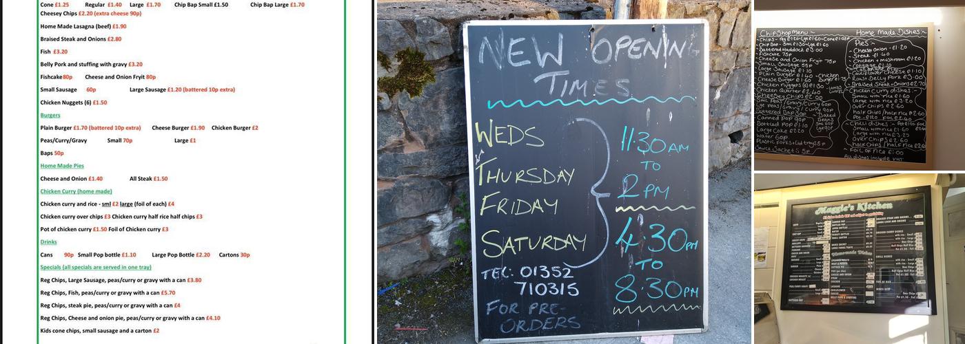 Maggie's Kitchen Menu