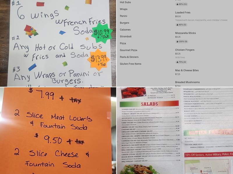 A Slice Of Brooklyn Pizzeria Menu