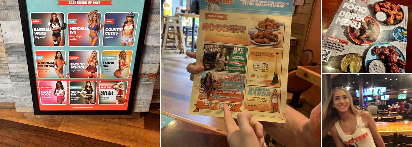 Hooters Menu